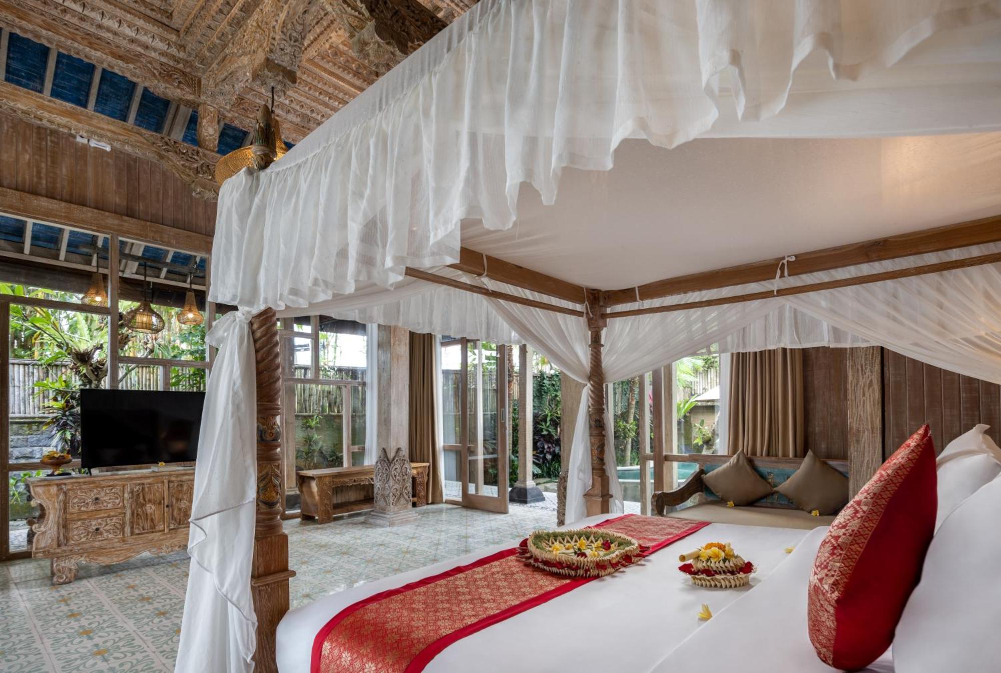 Wooden Ganeca Villas By Pramana Villas Убуд Екстериор снимка
